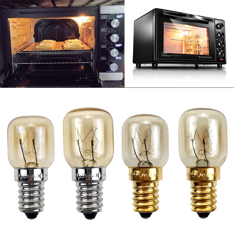 Bóng đèn chiếu sáng / nấu 220V E14 300 độ chịu nhiệt cao cho lò nướng / lò vi sóng