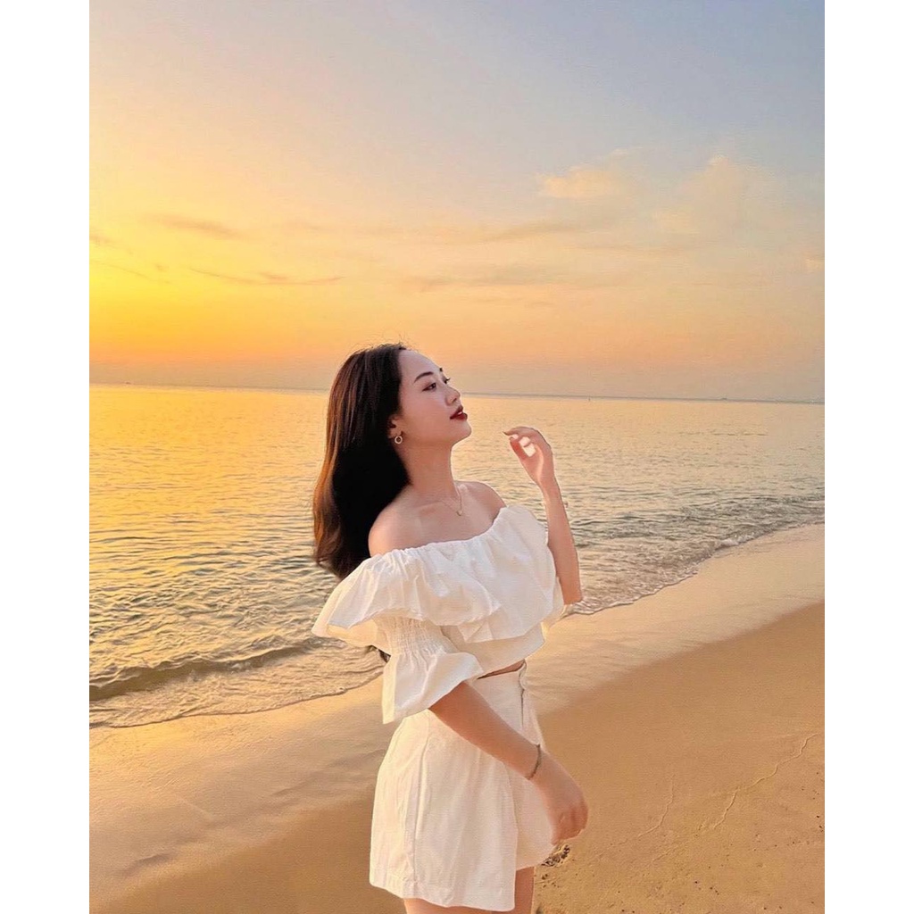 Set Đồ Nữ Đẹp Áo Kiểu Kèm Chân Váy Zadola fashion