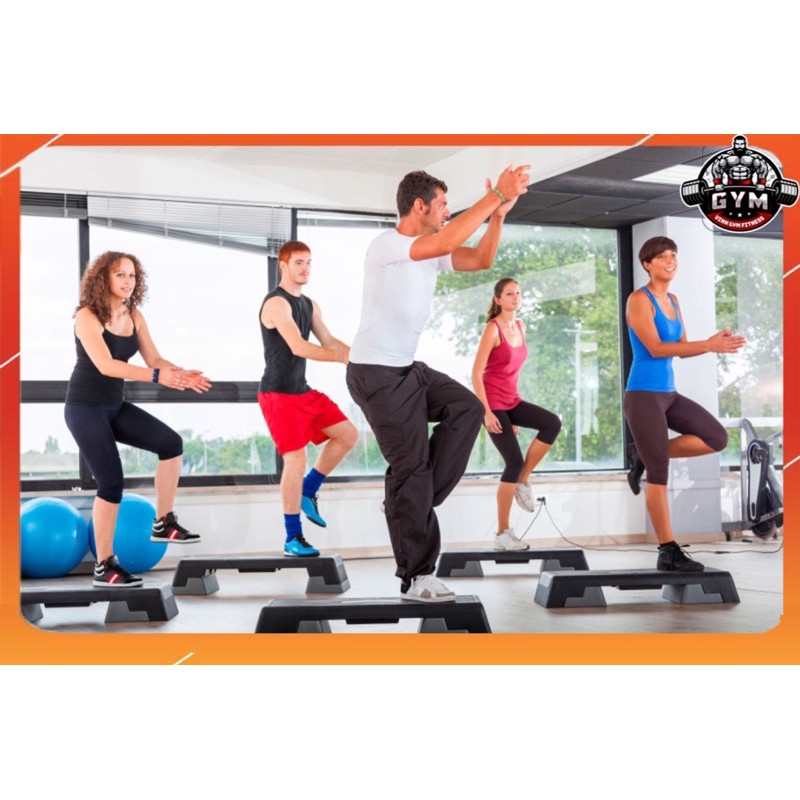 Bục nhảy aerobic điều chỉnh độ cao,Bục aerobic step dậm nhảy thể dục tập gym ,tập tạ hàng cao cấp giá rẻ BNER-08