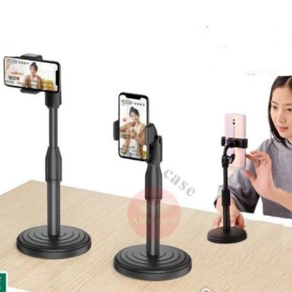 Giá đỡ điện thoại Microphone Stands, kẹp chống lưng điện thoại thông minh xoay 360 độ