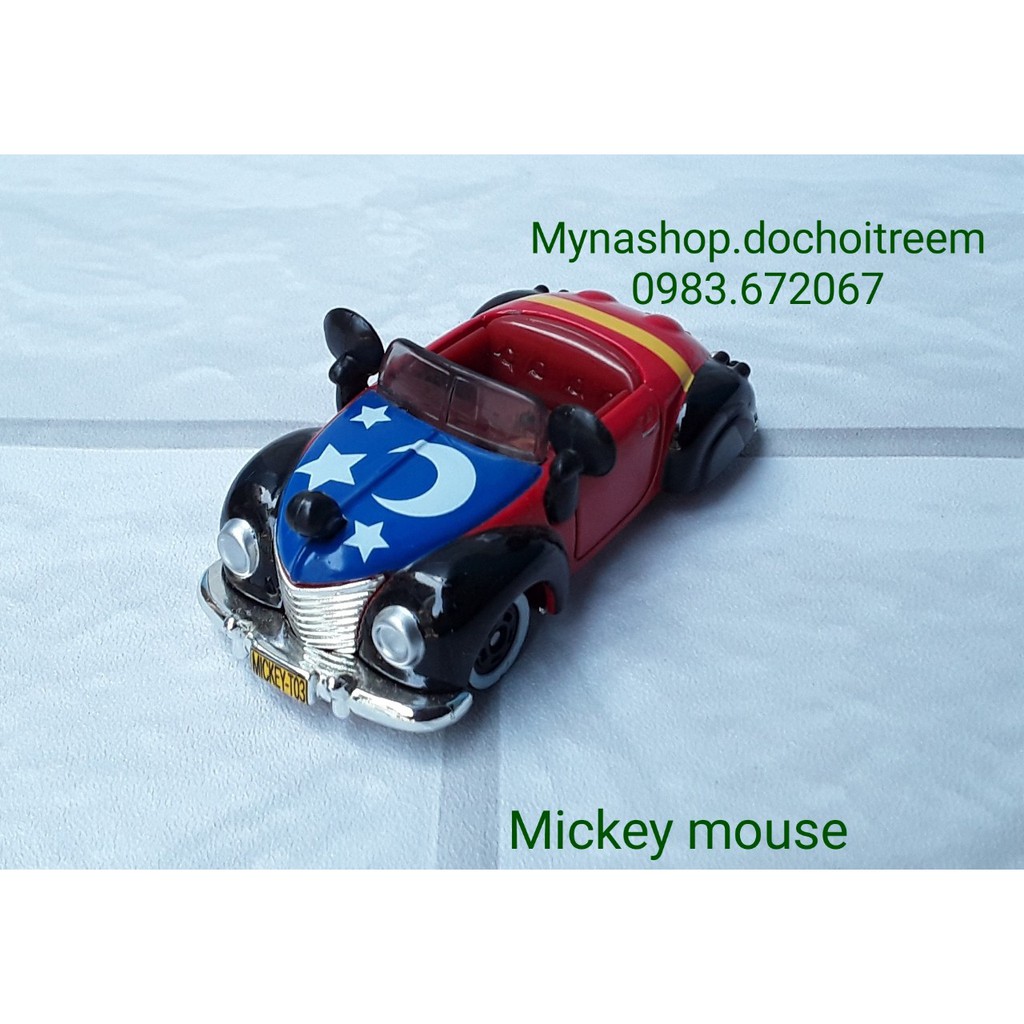 Xe mô hình tĩnh tomica - Mickey mouse (loại có hình mặt trăng &amp; ngôi sao)