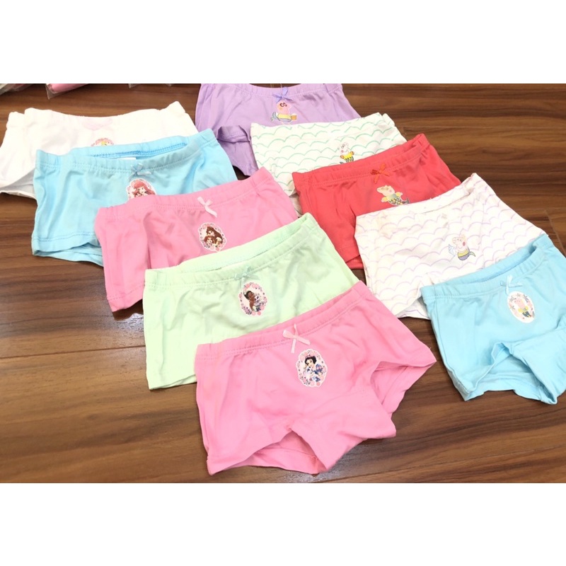 Set 5 Quần Chip Đùi Bé Gái H.M. xuất dư xịn size 8-20kg Chất Cotton Mềm Mịn Siêu Co Giãn Thoáng Mát Dễ Chịu