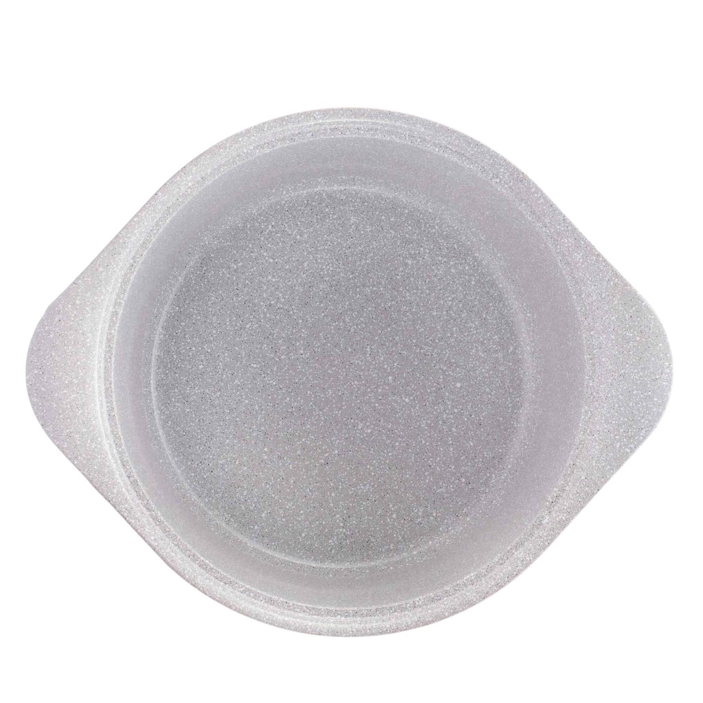 Nồi bếp từ đúc Ceramic chống dính vân đá hồng pastel Green Cook GCS02