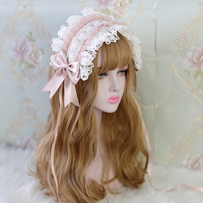 Băng Đô Hình Ngôi Sao Phối Ren Phong Cách Gothic Lolita 1