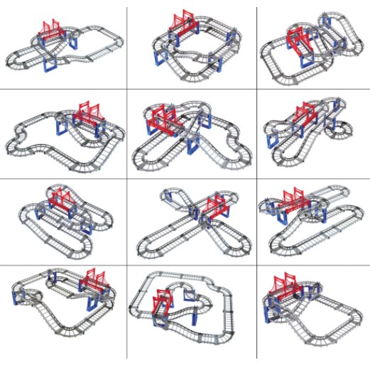 Bộ lắp ráp đường đua ô tô 88 chi tiết