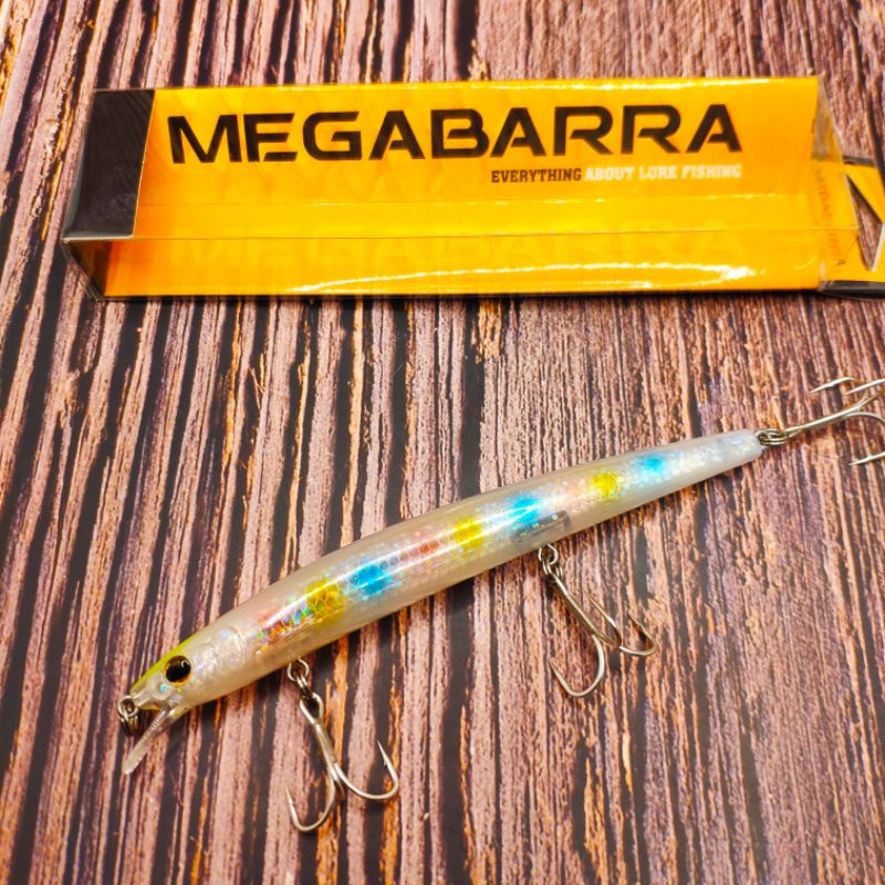 Mồi câu Megabarra Thorne 130mm 14.5g Floating Minnow