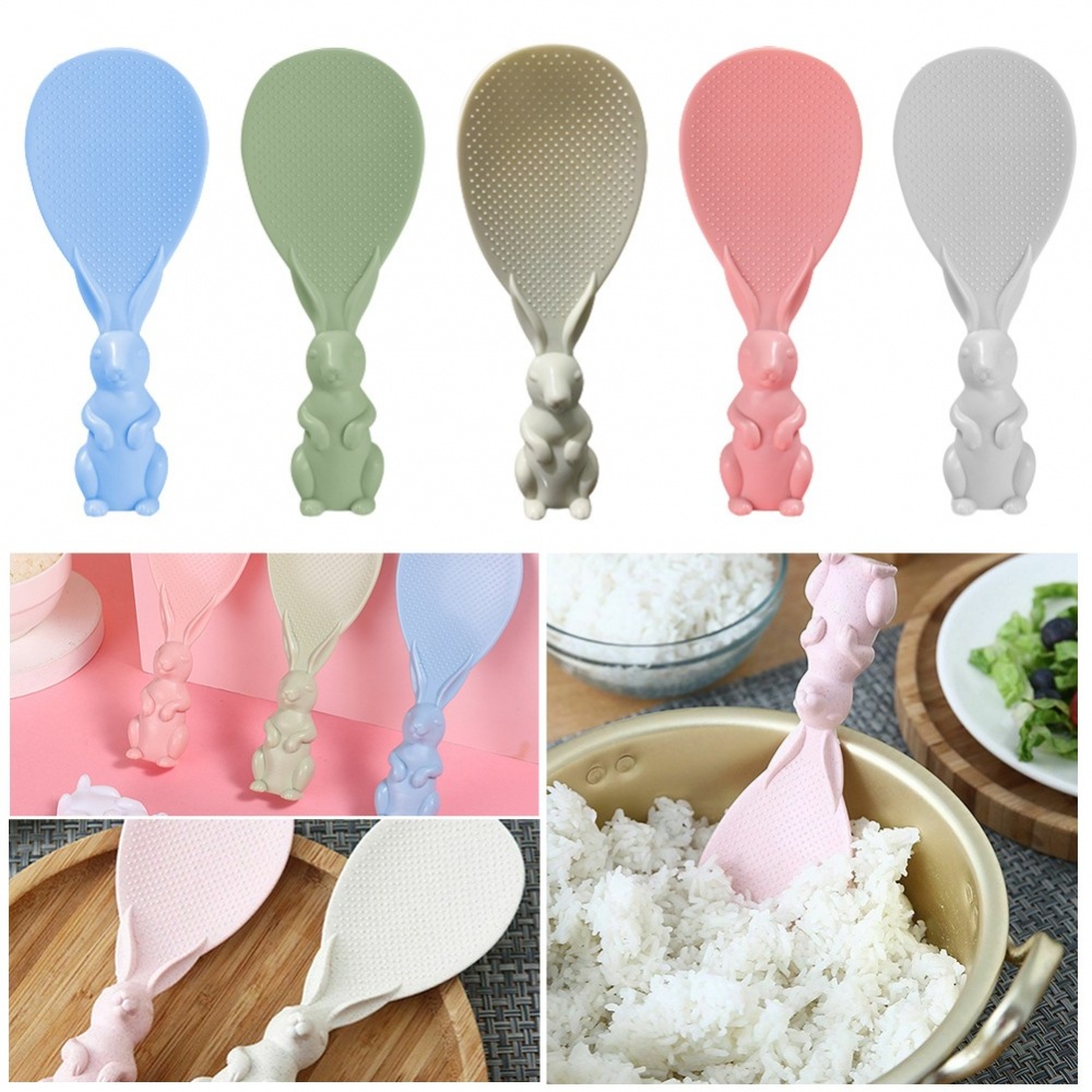 Muỗng xới cơm chống dính hình thỏ mới