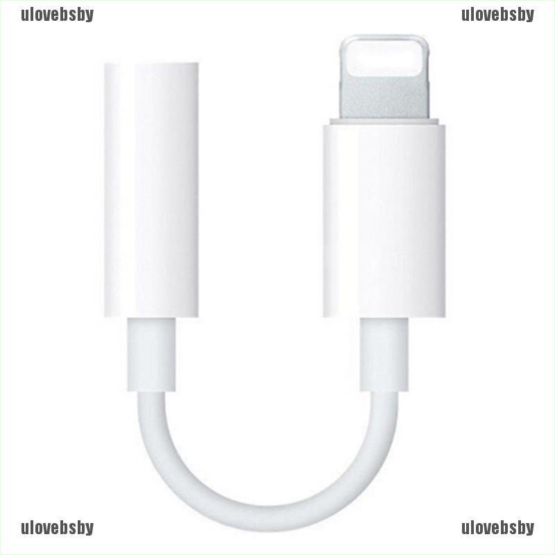 【ulovebsby】3.5mm Earphone Headphone Audio Adapter Cable Converter For iPhone