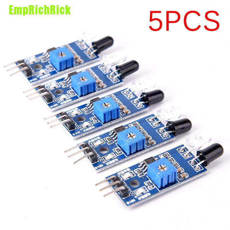 Set 5 Mô Đun Cảm Biến Hồng Ngoại Cho Robot Xe Arduino