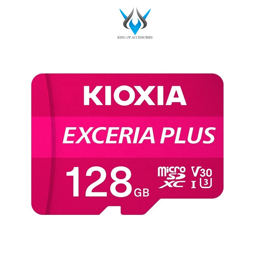 Thẻ nhớ MicroSDXC Kioxia Exceria Plus 128GB U3 4K V30 A1 R100MB/s W65MB/s