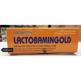 Cốm Biolactomin gold hỗ trợ tiêu hóa trẻ biếng ăn kém hấp thụ hộp 20 gói