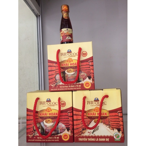 Nước mắm Khải Hoàn - Phú Quốc 43 độ chai 75ml