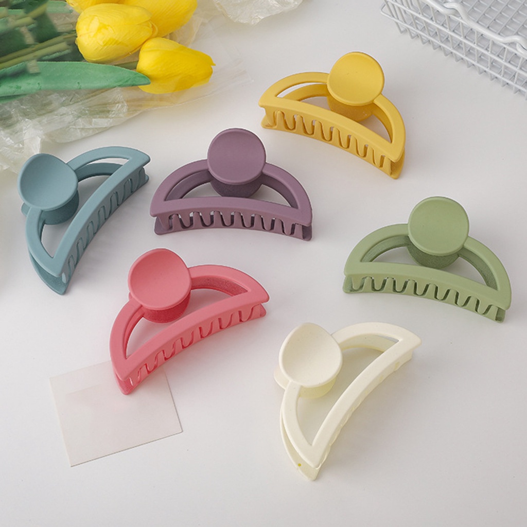 Kẹp tóc cỡ lớn màu sắc tươi sáng tùy chọn