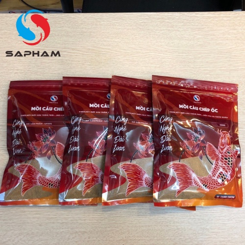 Mồi câu chép ốc Sapham , mồi dạng cám câu cá chép siêu nhậy 300g - Đồ câu Sapham
