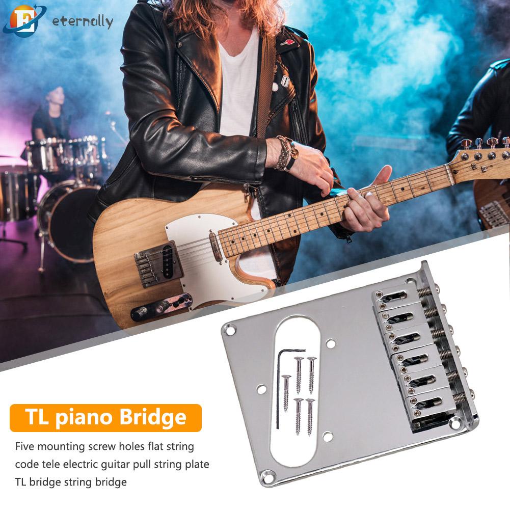 1 Set 6 Ngựa Đàn Thay Thế Cho Đàn Guitar Điện Telecaster TL