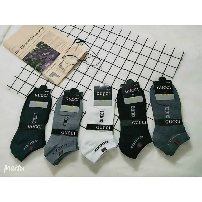 Tất nam gucci set 10 đôi 🍉FREESHIP🍉 Tất cổ ngắn cho nam