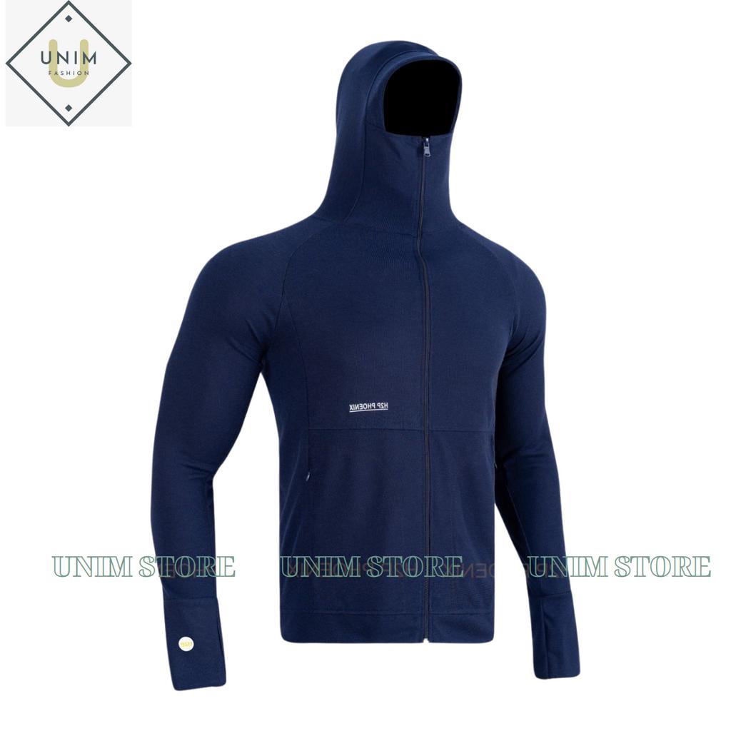 Áo Chống Nắng 1 Lớp Unim Store Chất Vải Tổ Ong Siêu Mềm Khô Thoáng Túi Khóa Kém An Toàn Trùm Kín Mặt - CN08