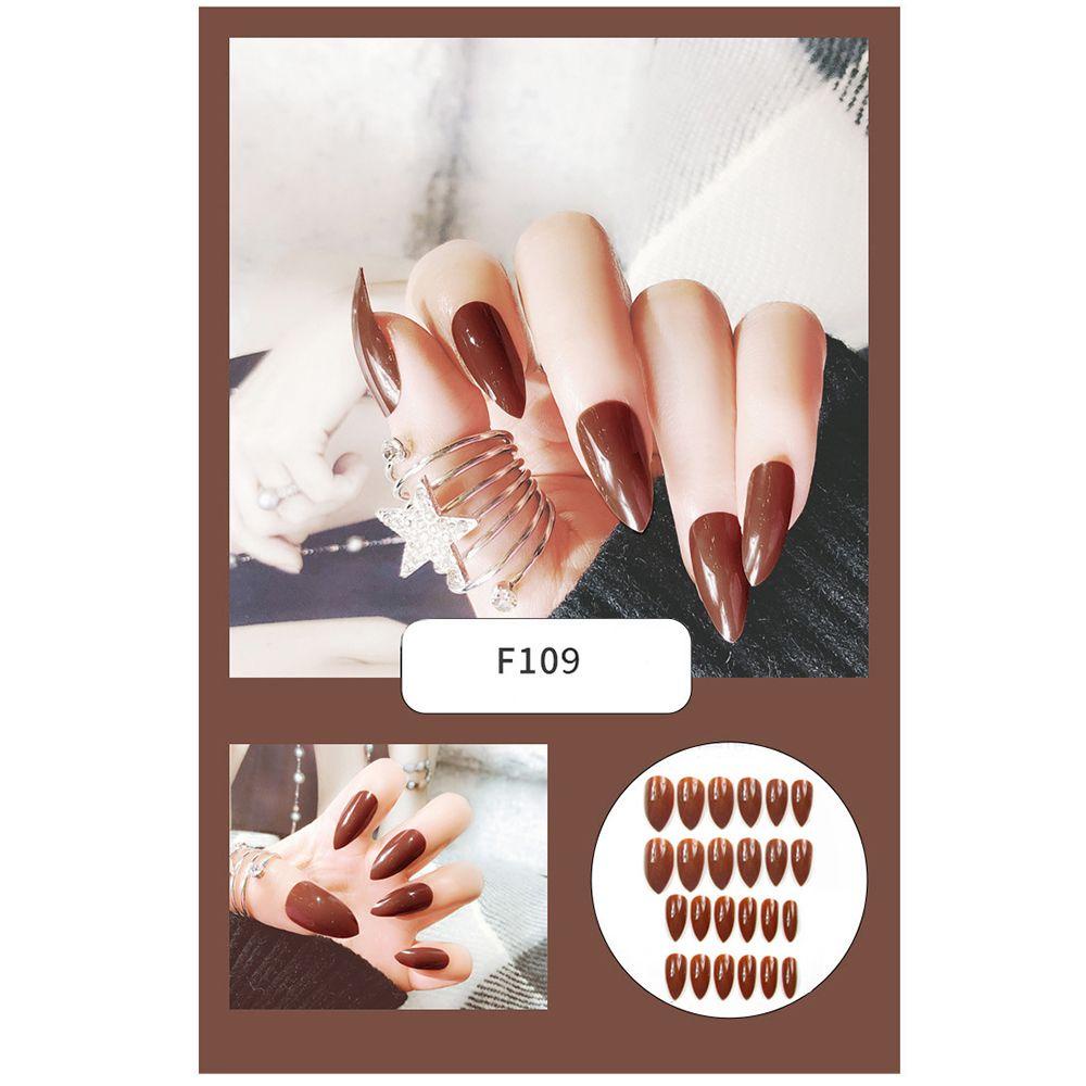 Hộp 24 Móng Tay Giả Trang Trí Nghệ Thuật