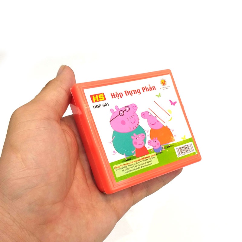 Hộp Đựng Phấn HĐP-001 - Màu Cam