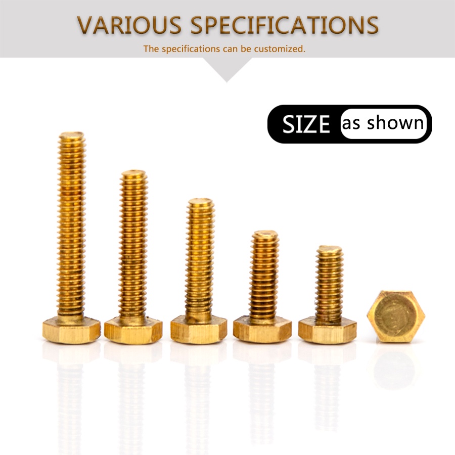 Vít Đồng Lục Giác m3 m4 m5 m6 Dài 6mm - 60mm Chuyên Dụng