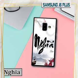 Ốp lưng Samsung Galaxy J6 Plus - In chữ thư pháp