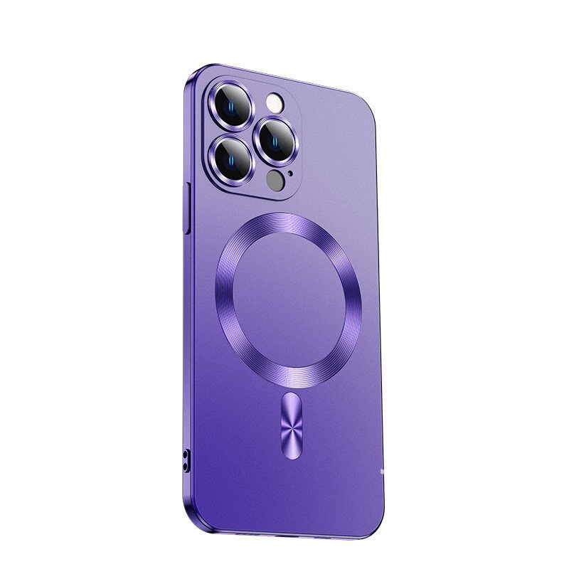 Ốp Điện Thoại Mềm Từ Tính Bảo Vệ Ống Kính Máy Ảnh Cho IPhone 14 plus 13 12 Pro Max