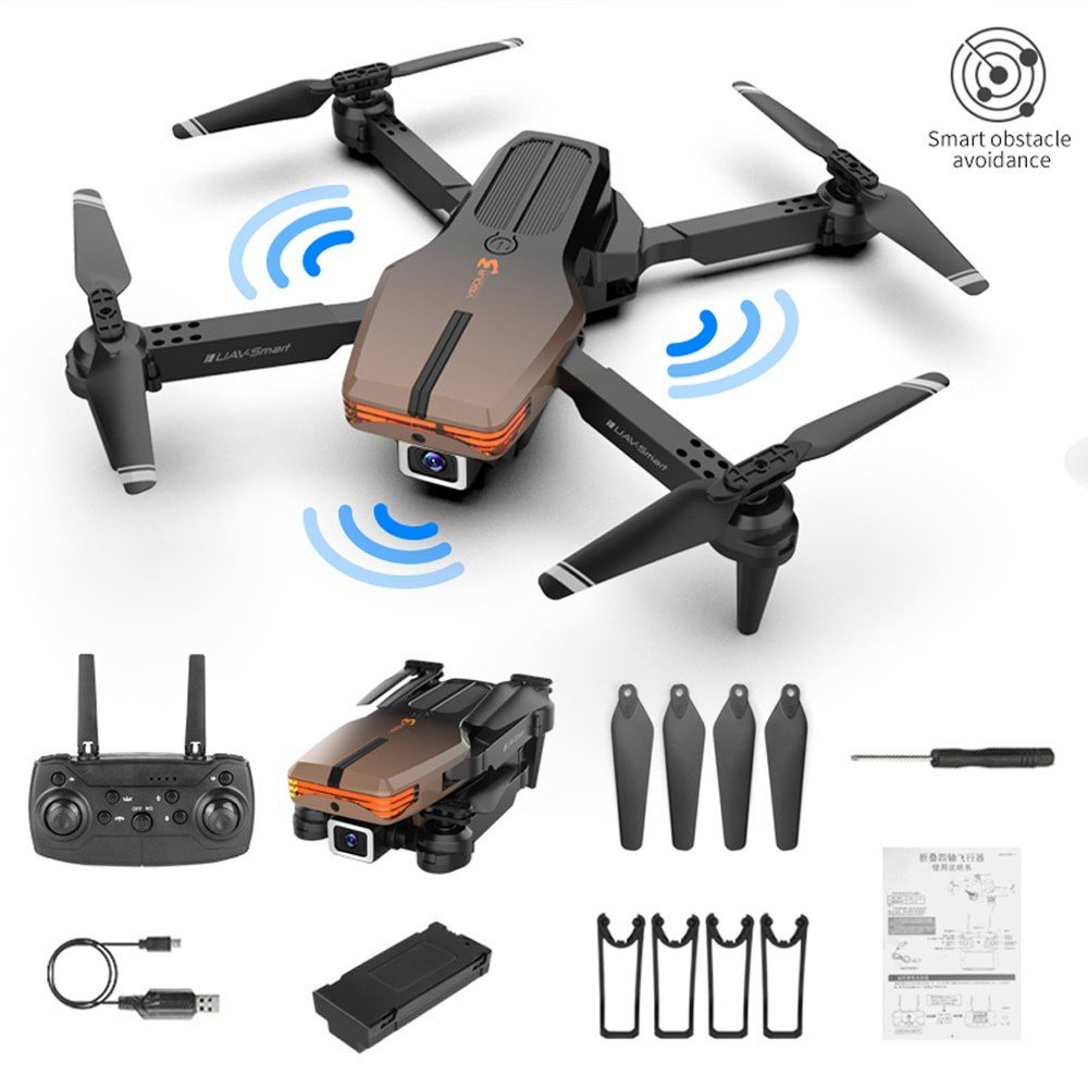 ✅Bản nâng cấp E58✅Flycam V3 Pro Thế Hệ 2022, 2 Camera WIFI 4K HD, Tích Hợp Cảm Biến Chống Va Chạm - Quay Phim - Chụp Ảnh