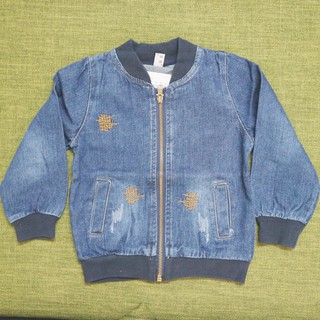 Áo khoác jean thỏ denim 12kg đến 15kg, áo khoác nhẹ cho bé trai, áo khoác hàng quảng châu