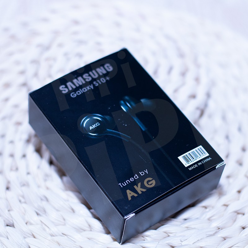 Tai nghe AKG Galaxy S10 Samsung màu đen chân tròn 3.5 cho S Note A M 5 6 7 8 9 1 0 3 2 có mic