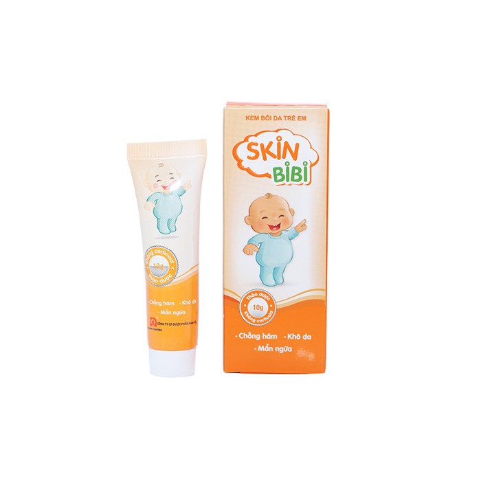 Skinbibi 10g kem bôi da thảo dược ngăn muỗi đốt, hăm tả, rôm sảy cho bé