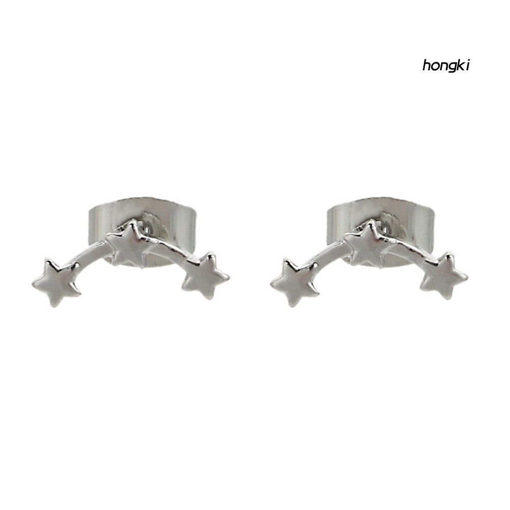 1 Đôi Bông Tai Hình Ngôi Sao Nhỏ Thời Trang Dành Cho Nữ