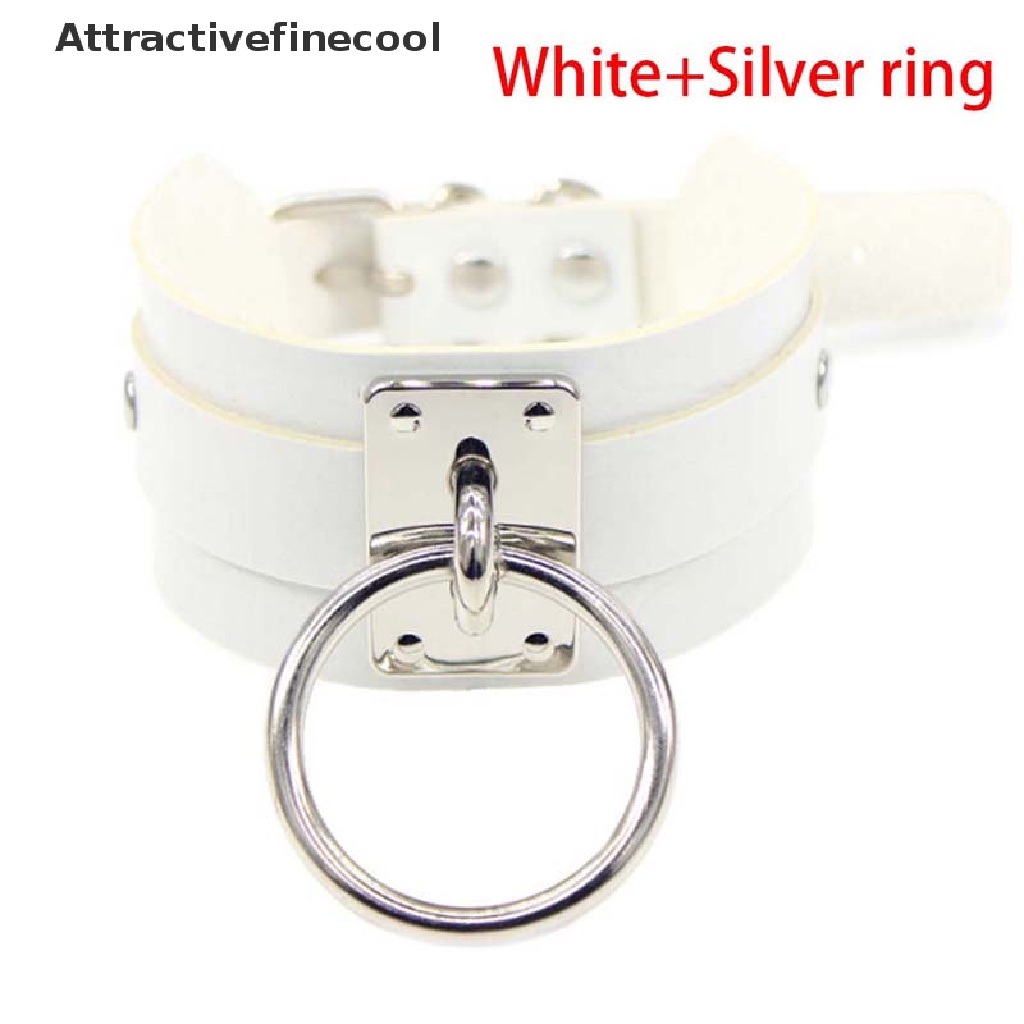 Vòng Cổ Choker Da PU Bản Rộng Phong Cách Gothic Thời Trang Cho Nữ