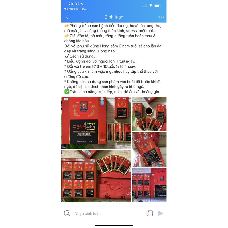 [HÀNG MỚI VỀ] NƯỚC HỒNG SÂM 6 TUỔI CAO CẤP HÀN QUỐC | BigBuy360 - bigbuy360.vn