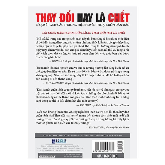 Sách - Thay đổi hay là chết