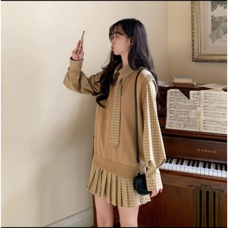 Set đầm baby doll order taobao