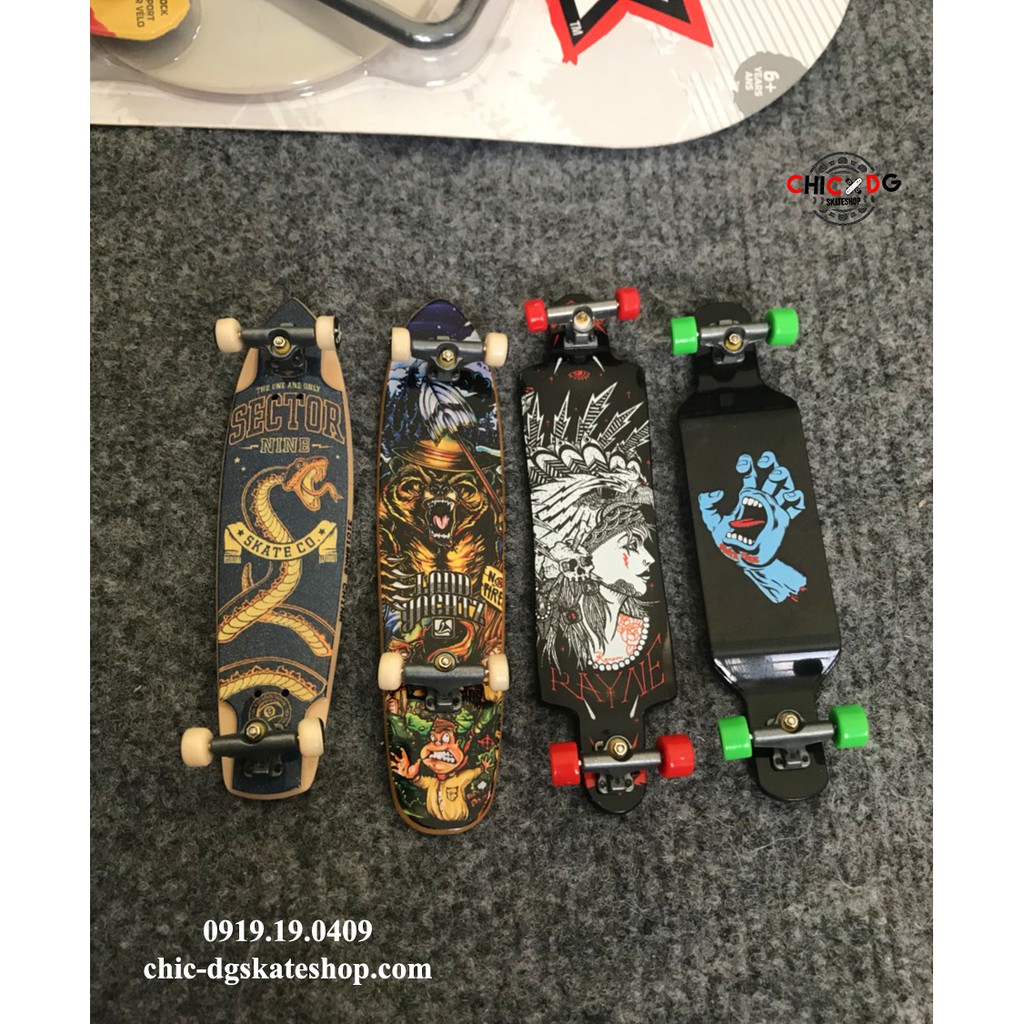 Tech deck longboard - mô phỏng các hãng longboard nổi tiếng chính hãng Tech deck