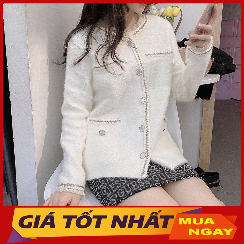 Áo Khoác Dạ Tweet Dáng Tiểu Thư Siêu Hót M856