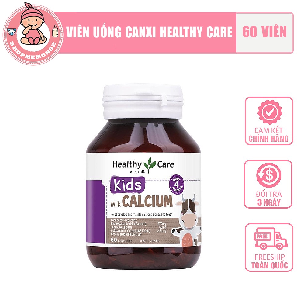 Kẹo dẻo Canxi hình cá healthy care cho bé từ 4 tháng tuổi