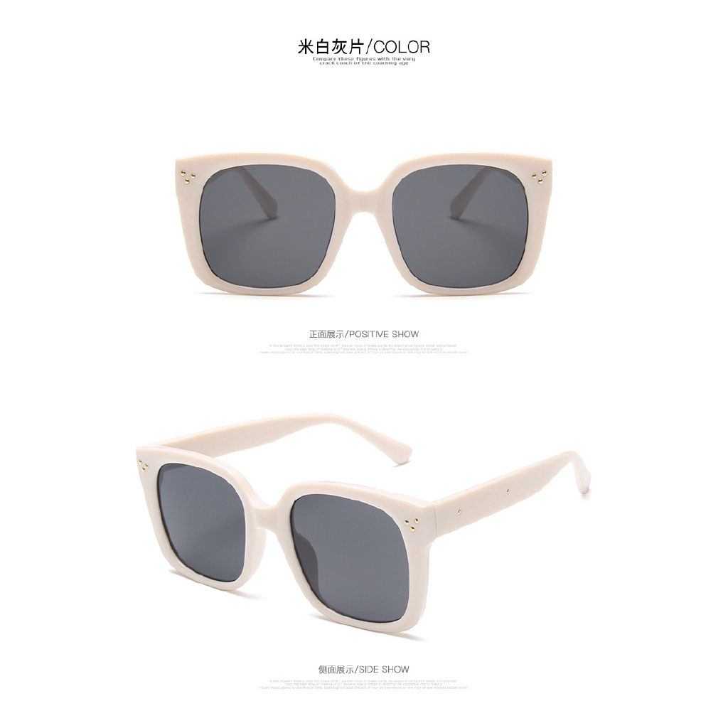 Kính Mát Gọng Vuông Phong Cách Hàn Quốc Cho Nữ