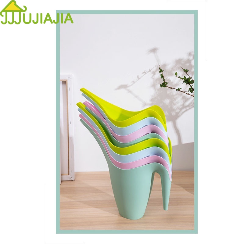 Bình tưới cây JUJIAJIA dung tích lớn 1000/1800ml màu xanh lá cho làm vườn