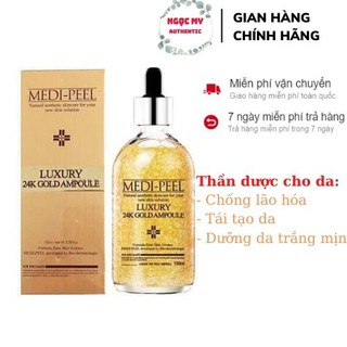 Hết hàng - Tinh chất vàng 24k ngăn ngừa lão hóa medi peel luxury 24K gold