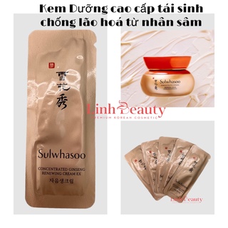 Kem dưỡng nhân sâm đậm đặc trẻ hóa da mẫu mới nhất Sulwhasoo sample 1ml