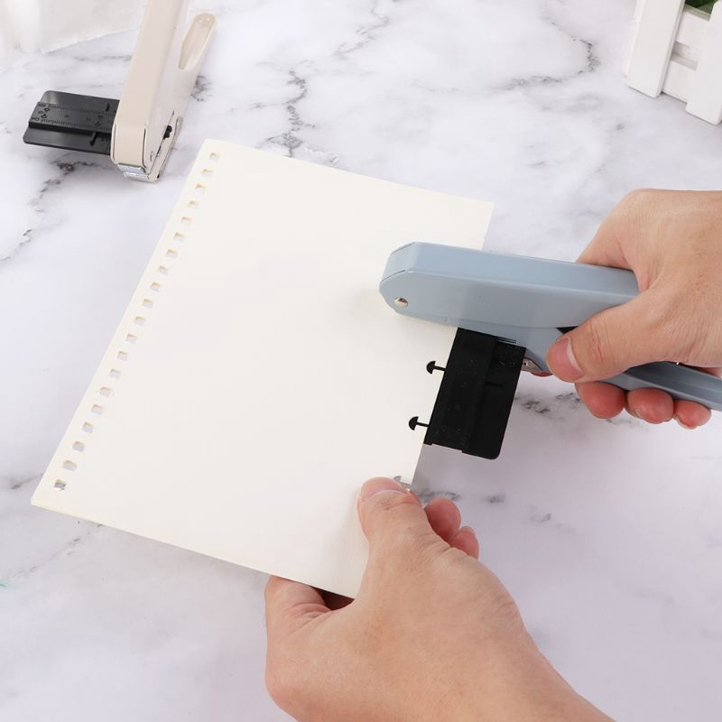 Mushroom Hole T-type Office Punches Paper Cutter Loose Sheet DIY School Supplies Scrapbooking