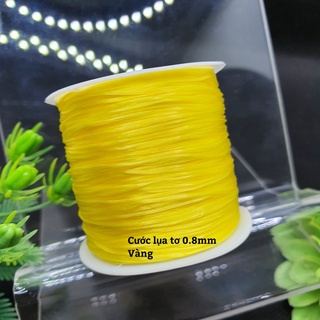 Cước lụa co giãn 0.8mm ( cuộn 40m)