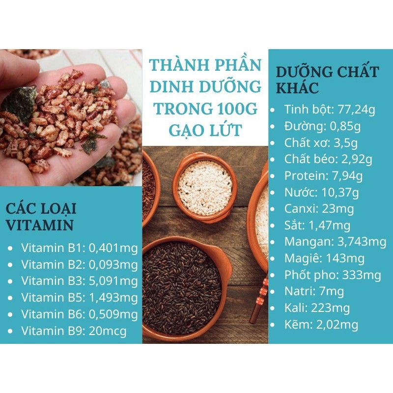 Gạo lứt trắng Chiêm Hương dẻo ngon | BigBuy360 - bigbuy360.vn