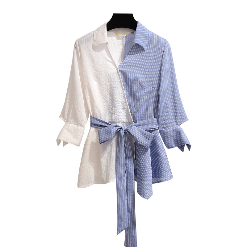 BIGSIZE áo sơ mi kiểu công sở AKBS011 Béo Style cho người béo mập 55-100kg - Phù hợp đi tiệc, công sở hoặc đi chơi | BigBuy360 - bigbuy360.vn