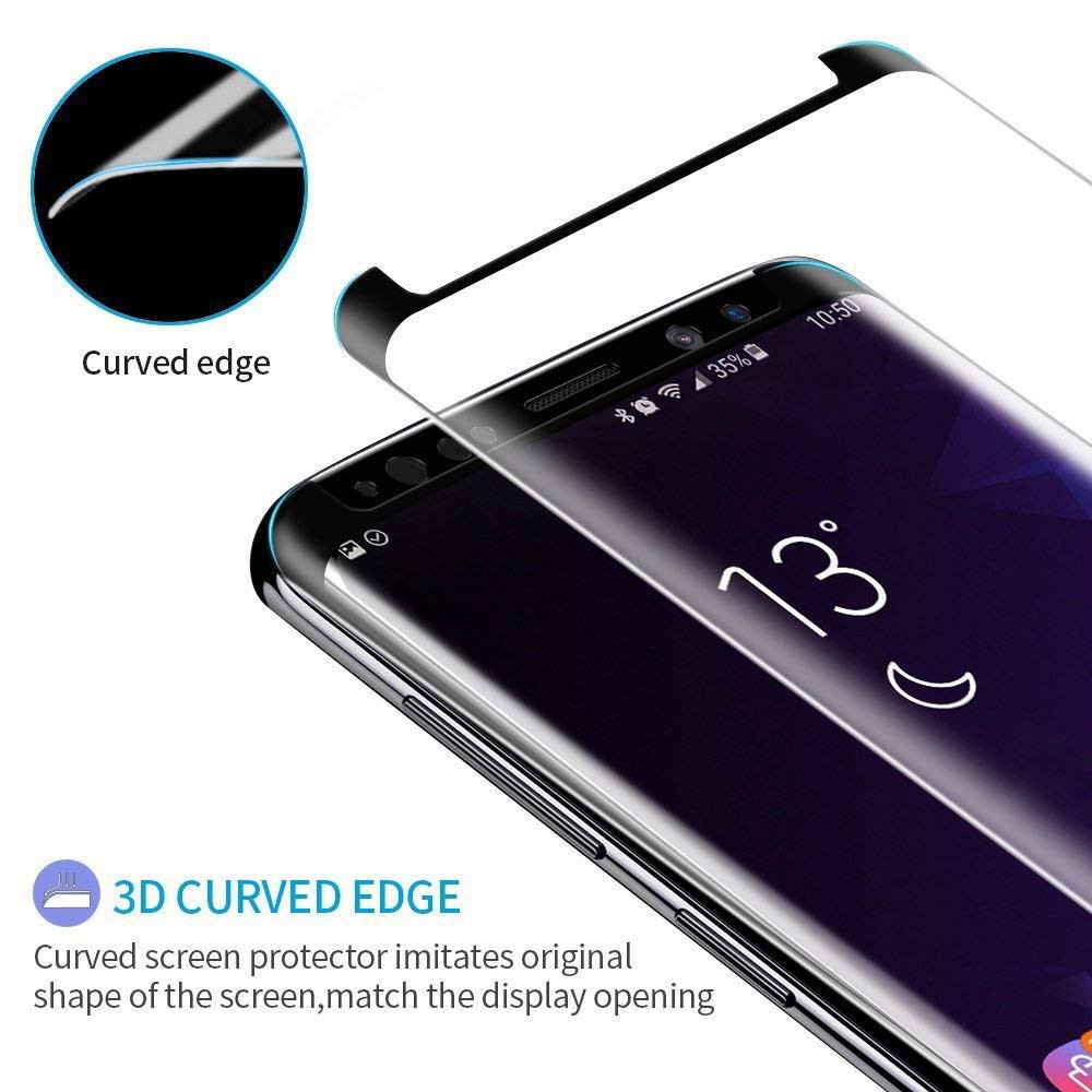 Kính Cường Lực 3d Cong 9h Cho Samsung Galaxy S7 S8 S9 Edge