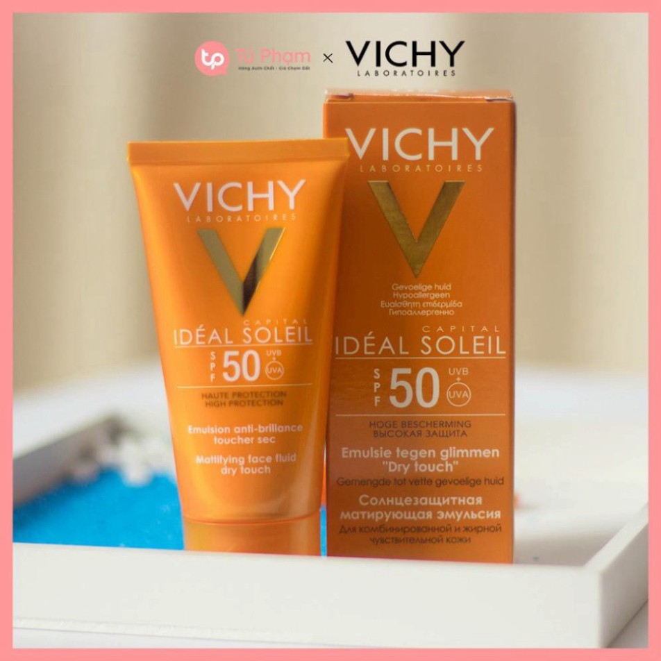 [FREESHIP_Sale khô máu] Kem Chống Nắng Vichy SPF 50 Ideal Soleil 50ml