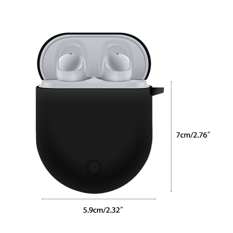 Vỏ Bảo Vệ Hộp Sạc Tai Nghe Bluetooth zzz Bằng Silicon Màu Đỏ Có Thể Tháo Rời