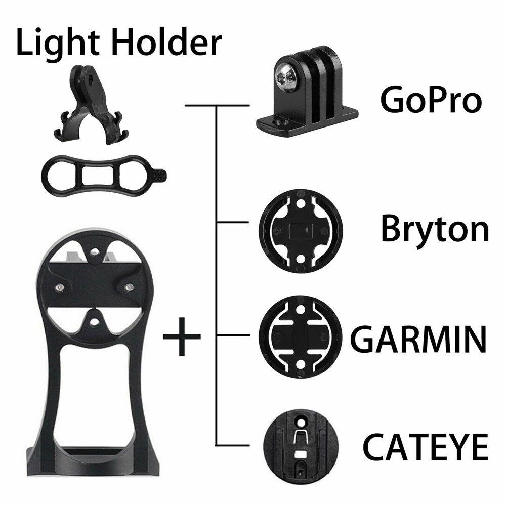 Giá Đỡ Gắn Máy Ảnh Garmin Bryton Cateye GoPro Bằng Hợp Kim Nhôm Nhiều Màu Cho Xe Đạp Leo Núi